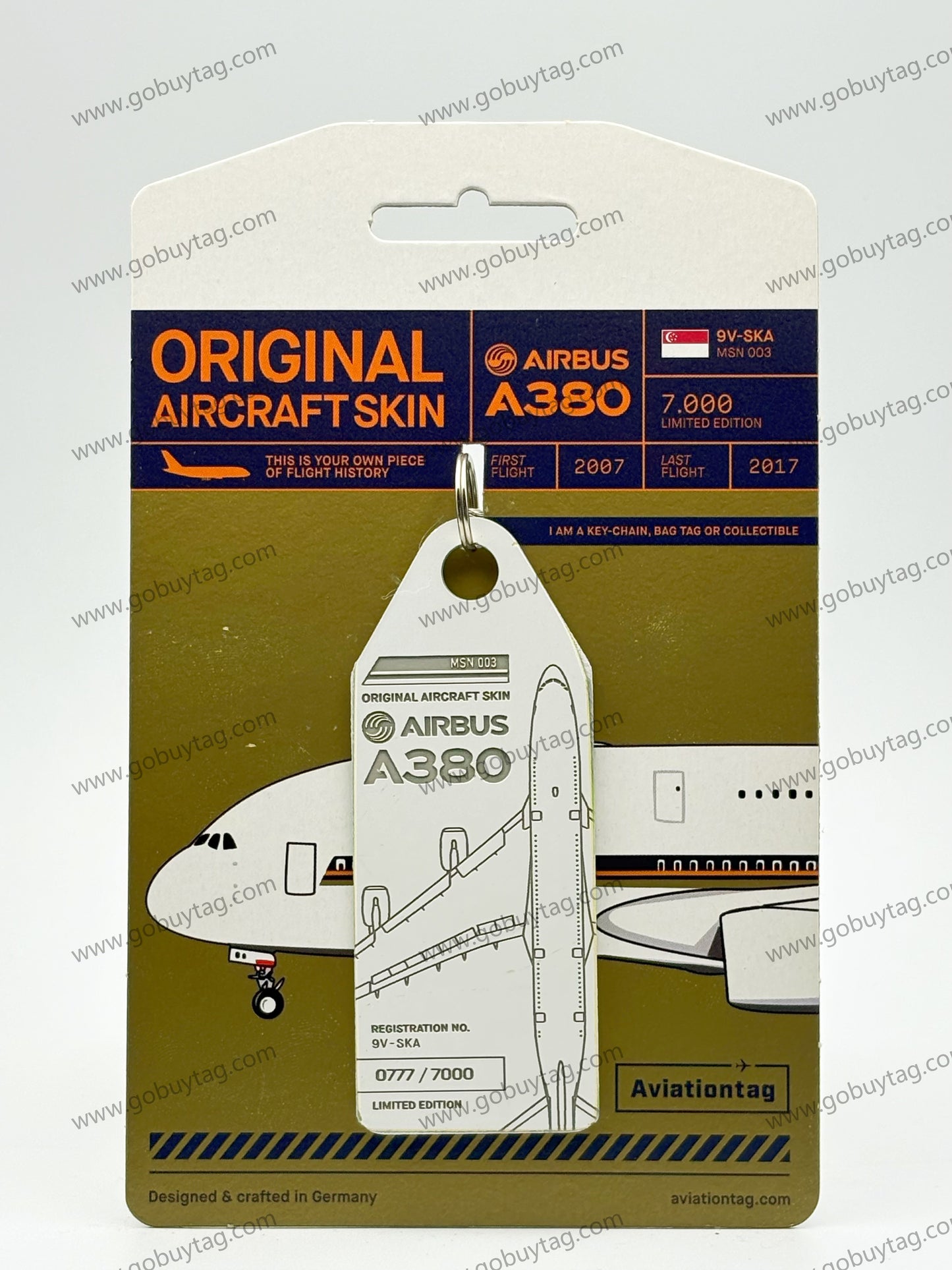 Aviationtag Singapore Airlines Airbus A380 9V-SKA