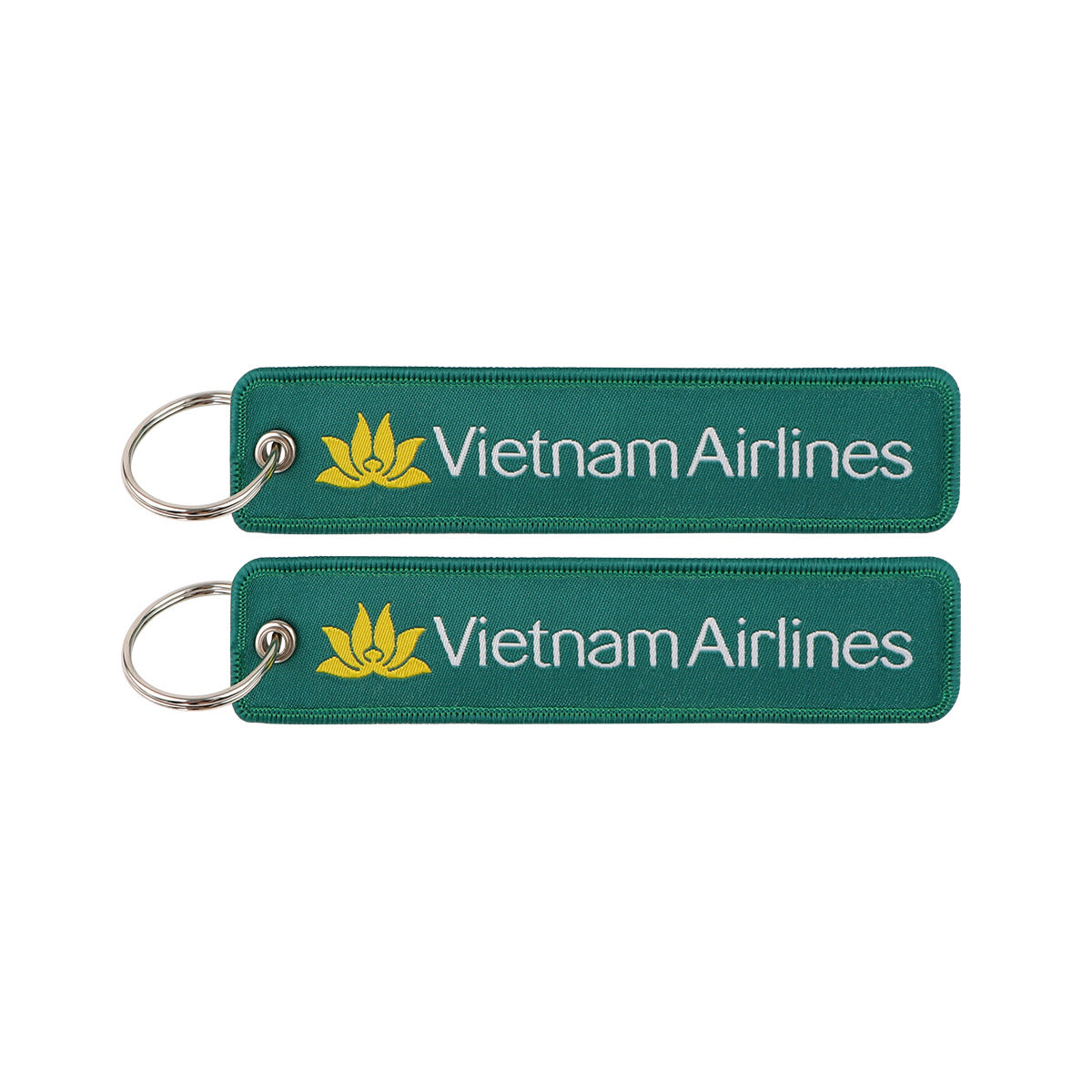 Airline Embroidered Keychain
