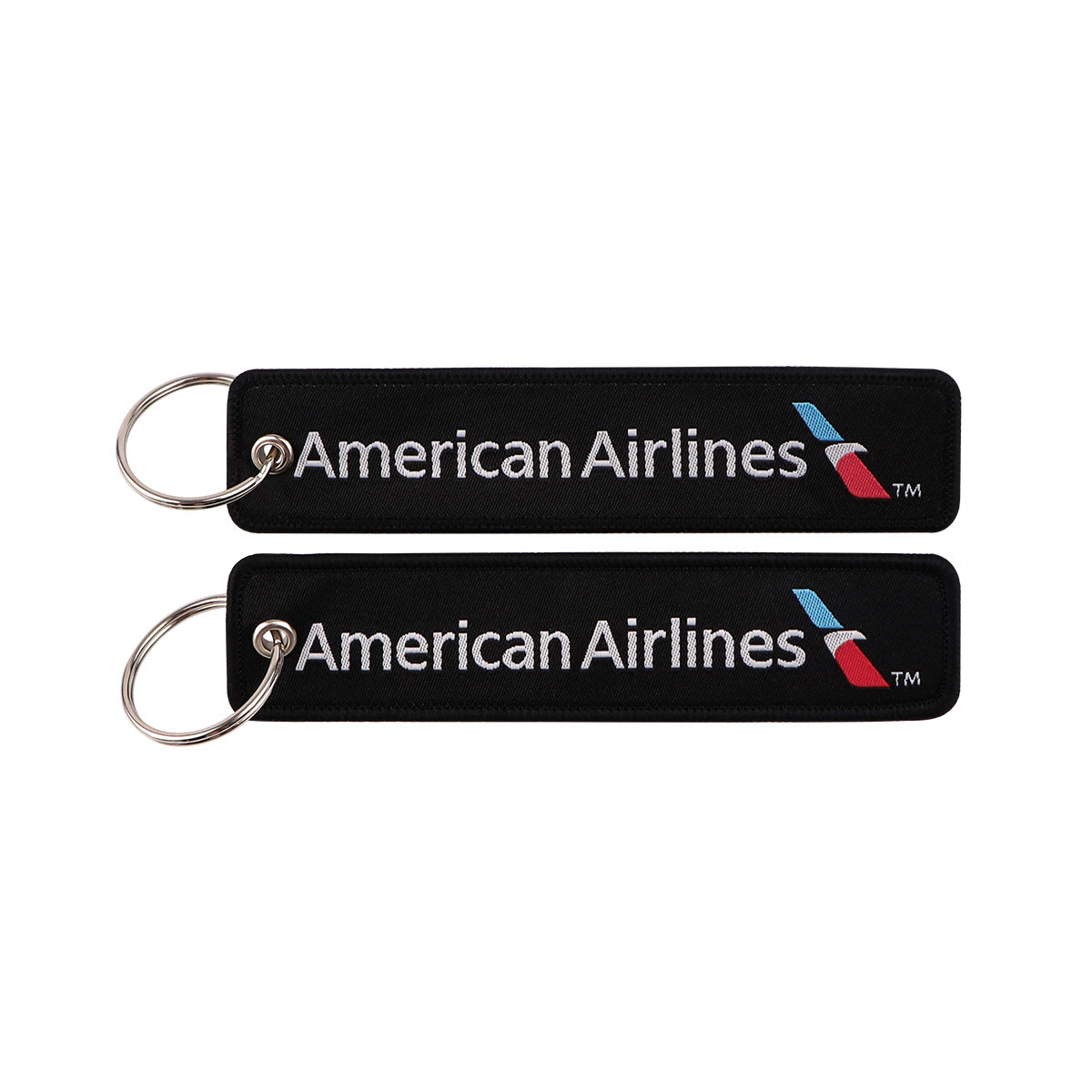 Airline Embroidered Keychain